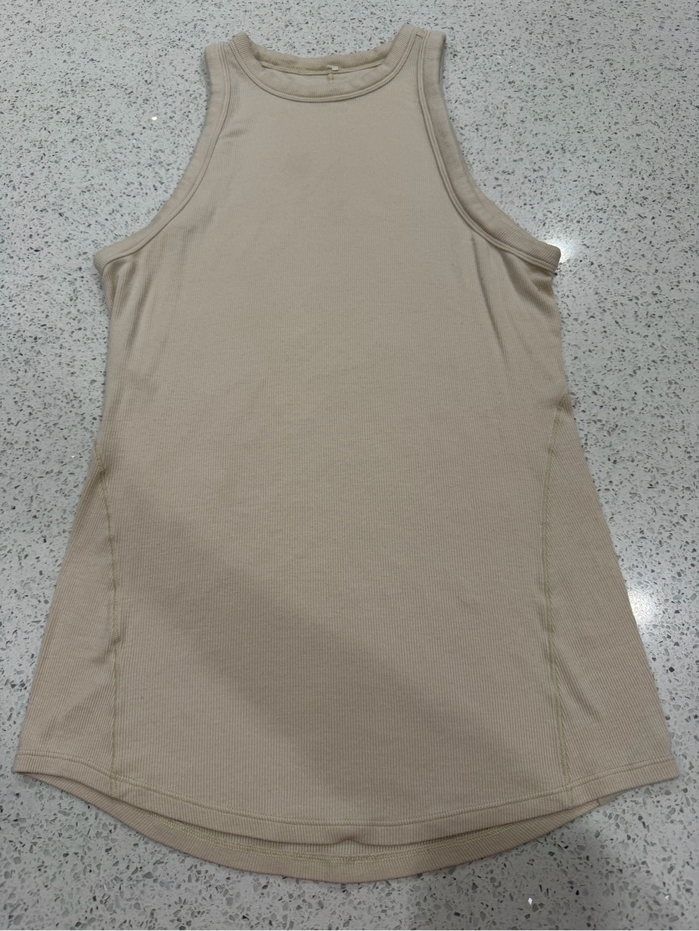lululemon athletica Ribbed Tank Top in Beige